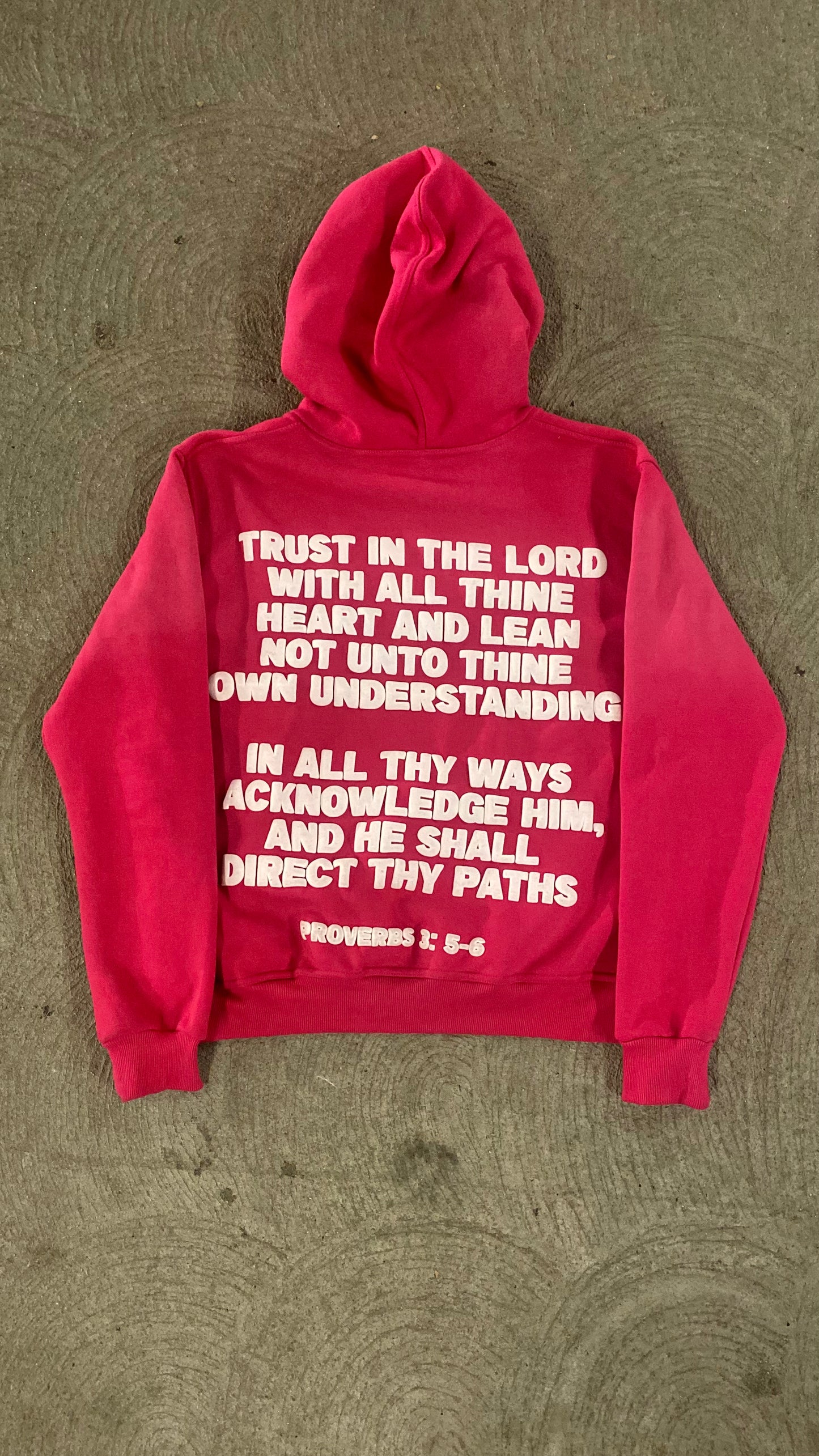 ALL GLORY TO GOD HOODIE PINK