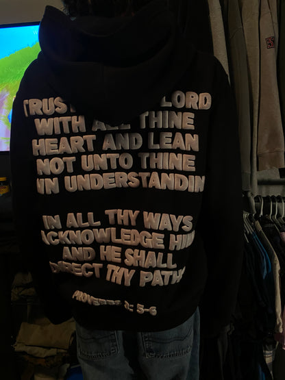 ALL GLORY TO GOD HOODIE BLACK